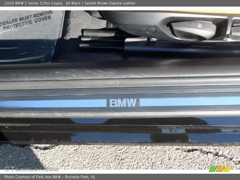 Jet Black / Saddle Brown Dakota Leather 2009 BMW 3 Series 328xi Coupe