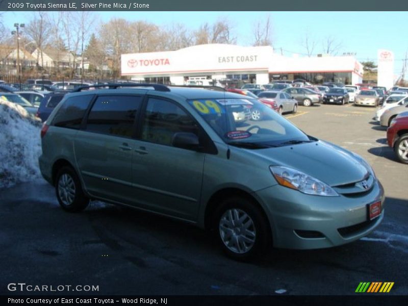 Silver Pine Mica / Stone 2009 Toyota Sienna LE
