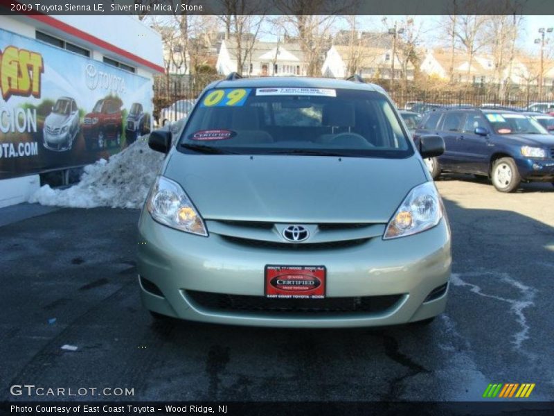 Silver Pine Mica / Stone 2009 Toyota Sienna LE