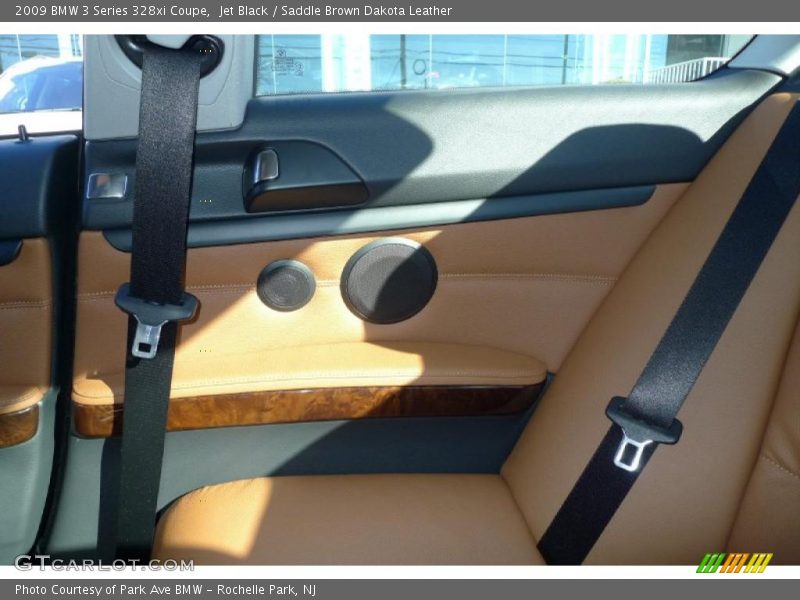Jet Black / Saddle Brown Dakota Leather 2009 BMW 3 Series 328xi Coupe