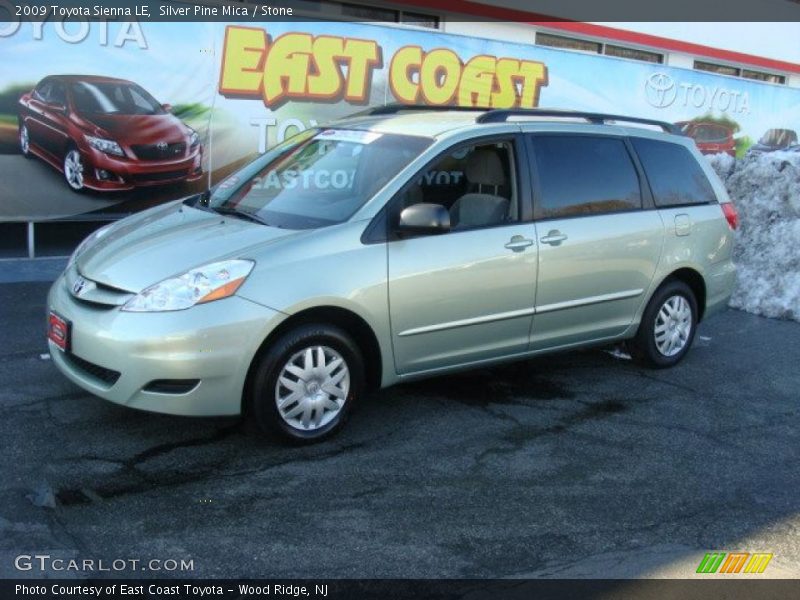 Silver Pine Mica / Stone 2009 Toyota Sienna LE