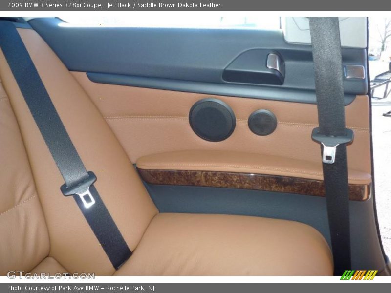 Jet Black / Saddle Brown Dakota Leather 2009 BMW 3 Series 328xi Coupe