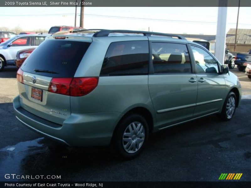 Silver Pine Mica / Stone 2009 Toyota Sienna LE