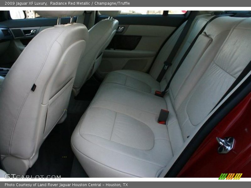 Radiance Red Metallic / Champagne/Truffle 2009 Jaguar XF Luxury