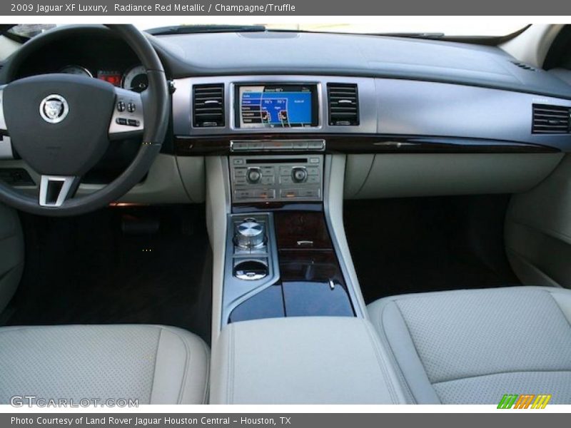Radiance Red Metallic / Champagne/Truffle 2009 Jaguar XF Luxury