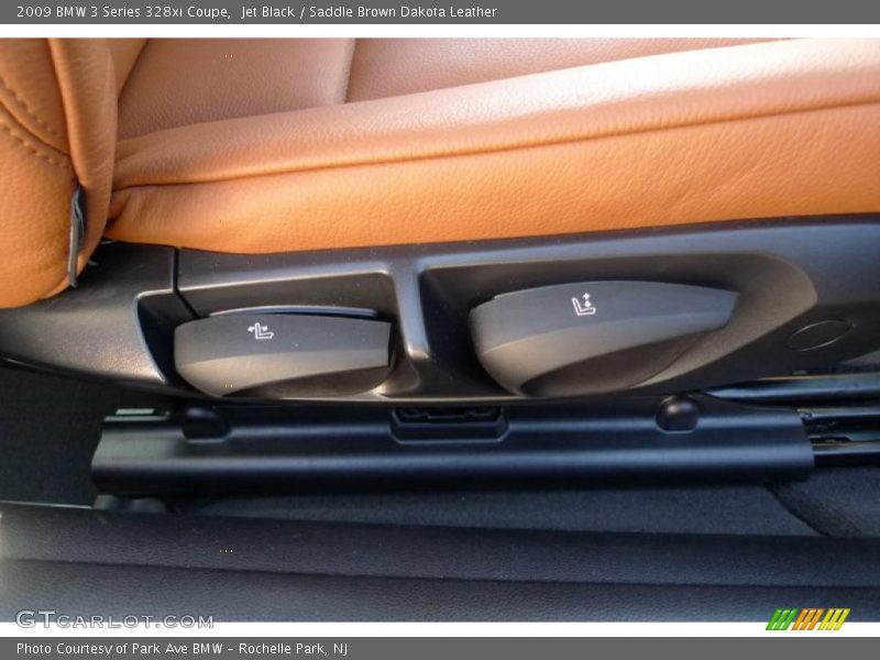Jet Black / Saddle Brown Dakota Leather 2009 BMW 3 Series 328xi Coupe