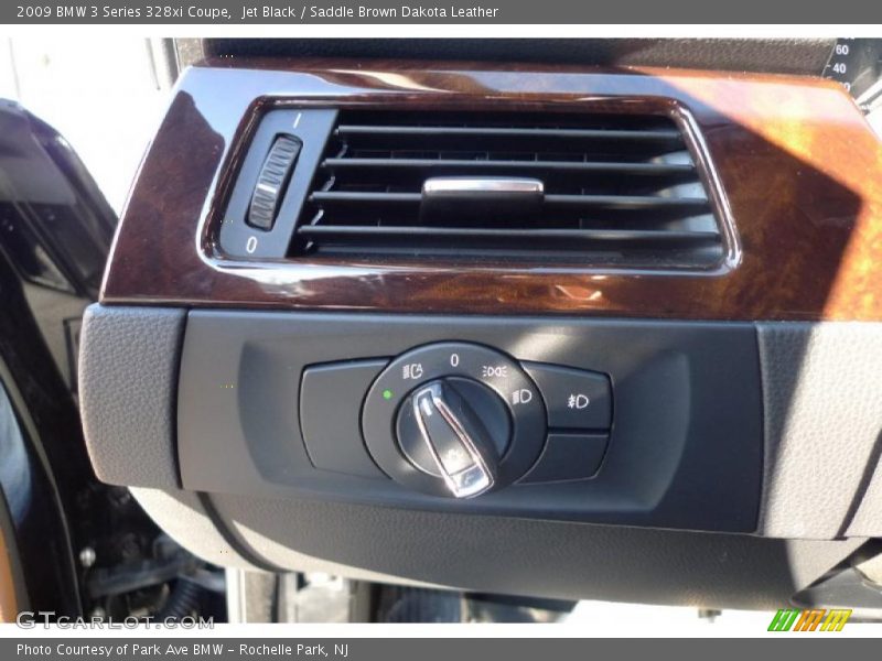 Jet Black / Saddle Brown Dakota Leather 2009 BMW 3 Series 328xi Coupe