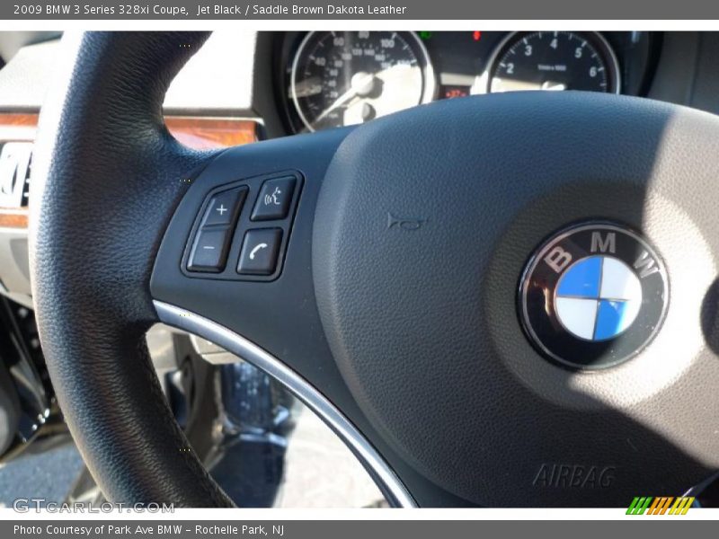 Jet Black / Saddle Brown Dakota Leather 2009 BMW 3 Series 328xi Coupe