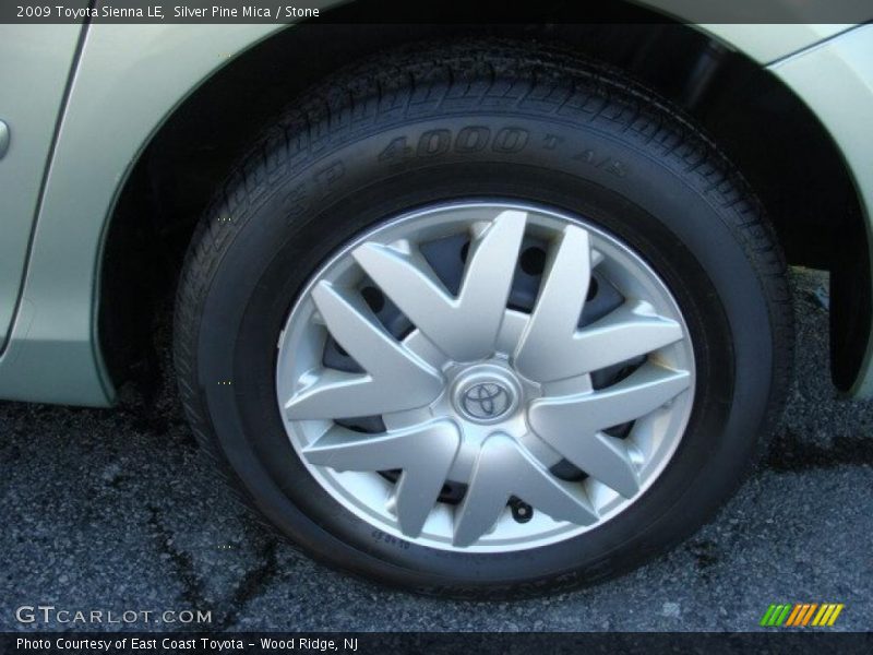 Silver Pine Mica / Stone 2009 Toyota Sienna LE