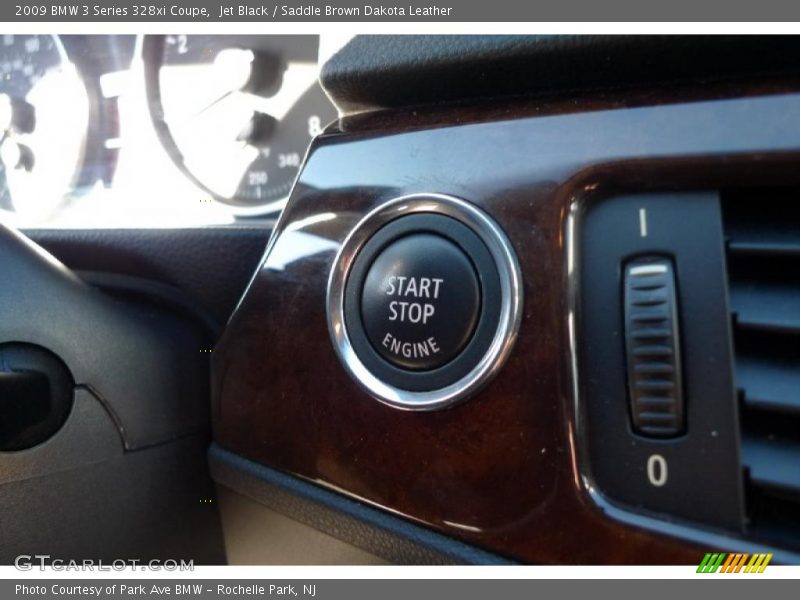 Jet Black / Saddle Brown Dakota Leather 2009 BMW 3 Series 328xi Coupe