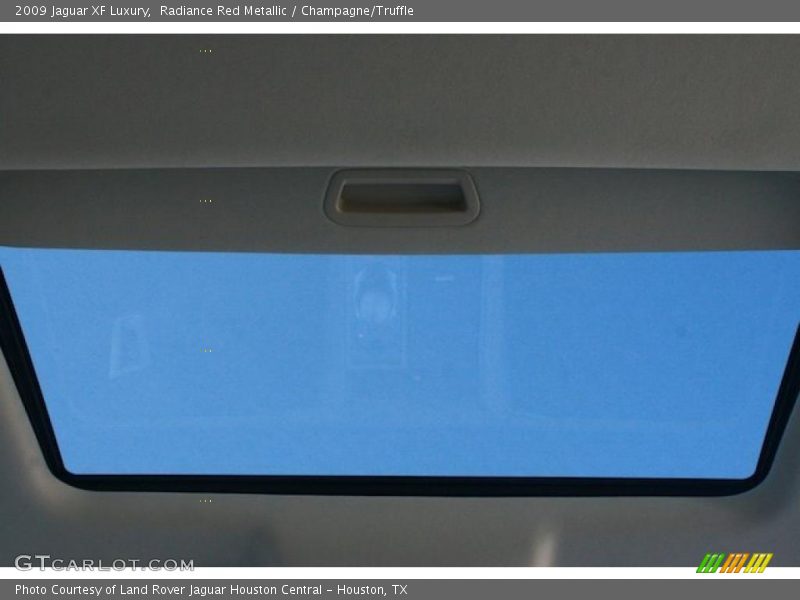 Radiance Red Metallic / Champagne/Truffle 2009 Jaguar XF Luxury