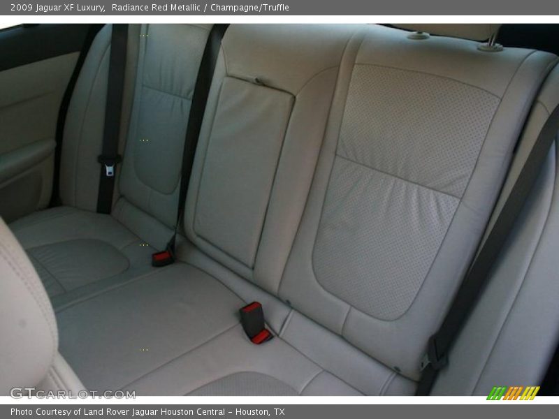 Radiance Red Metallic / Champagne/Truffle 2009 Jaguar XF Luxury
