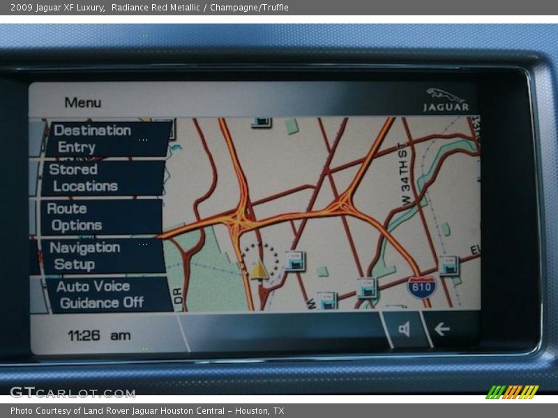 Radiance Red Metallic / Champagne/Truffle 2009 Jaguar XF Luxury