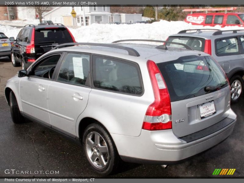 Silver Metallic / Off-Black 2005 Volvo V50 T5 AWD