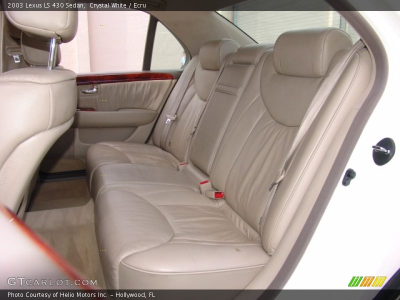 Crystal White / Ecru 2003 Lexus LS 430 Sedan