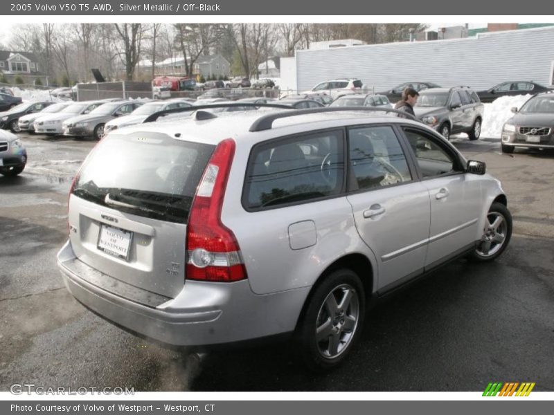 Silver Metallic / Off-Black 2005 Volvo V50 T5 AWD