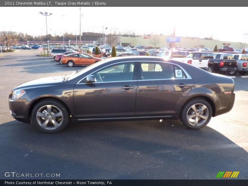 Taupe Gray Metallic / Ebony 2011 Chevrolet Malibu LT