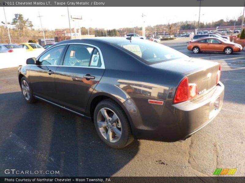 Taupe Gray Metallic / Ebony 2011 Chevrolet Malibu LT