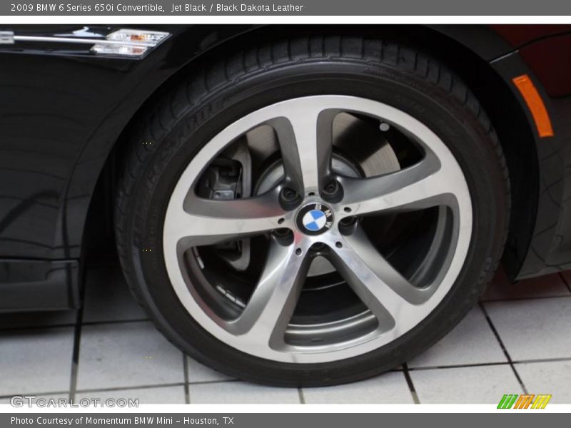 Jet Black / Black Dakota Leather 2009 BMW 6 Series 650i Convertible