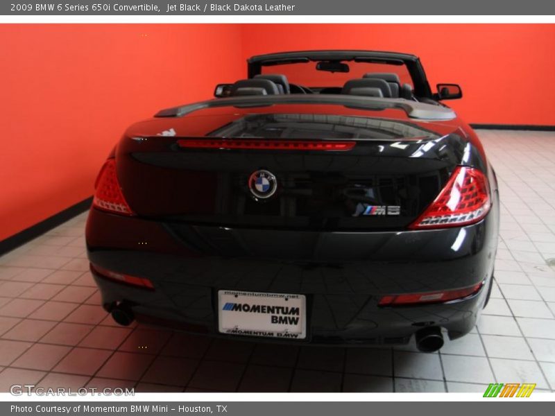 Jet Black / Black Dakota Leather 2009 BMW 6 Series 650i Convertible