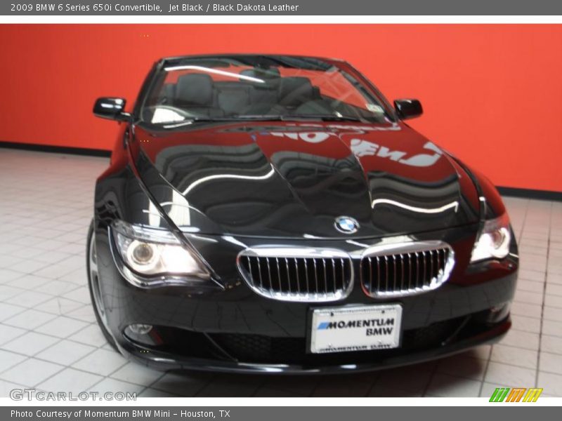 Jet Black / Black Dakota Leather 2009 BMW 6 Series 650i Convertible