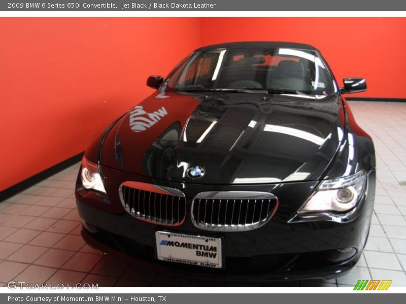 Jet Black / Black Dakota Leather 2009 BMW 6 Series 650i Convertible