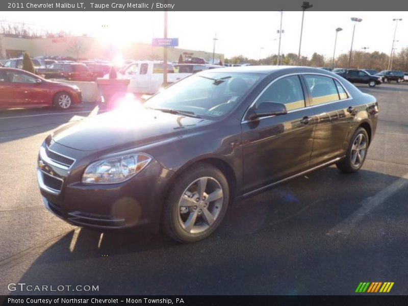 Taupe Gray Metallic / Ebony 2011 Chevrolet Malibu LT