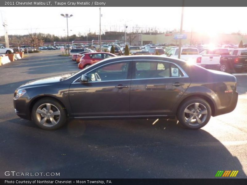 Taupe Gray Metallic / Ebony 2011 Chevrolet Malibu LT