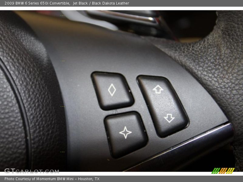 Jet Black / Black Dakota Leather 2009 BMW 6 Series 650i Convertible