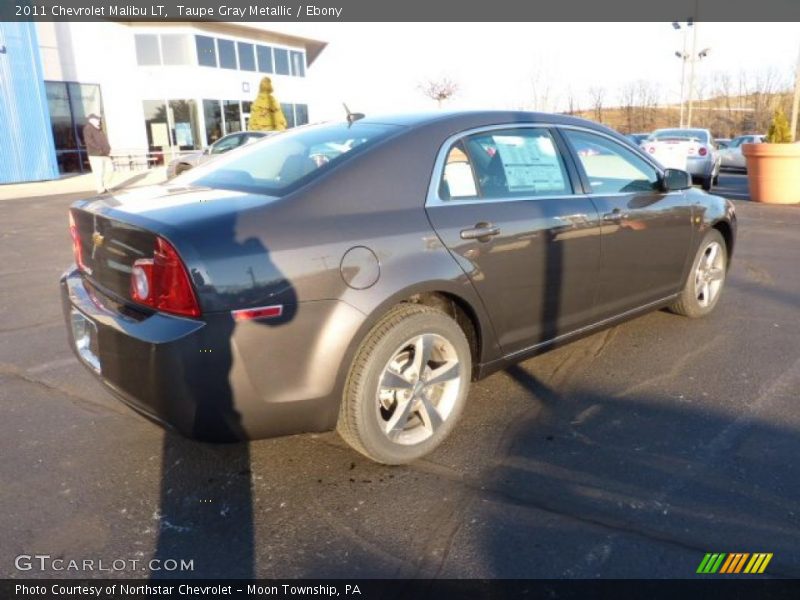 Taupe Gray Metallic / Ebony 2011 Chevrolet Malibu LT