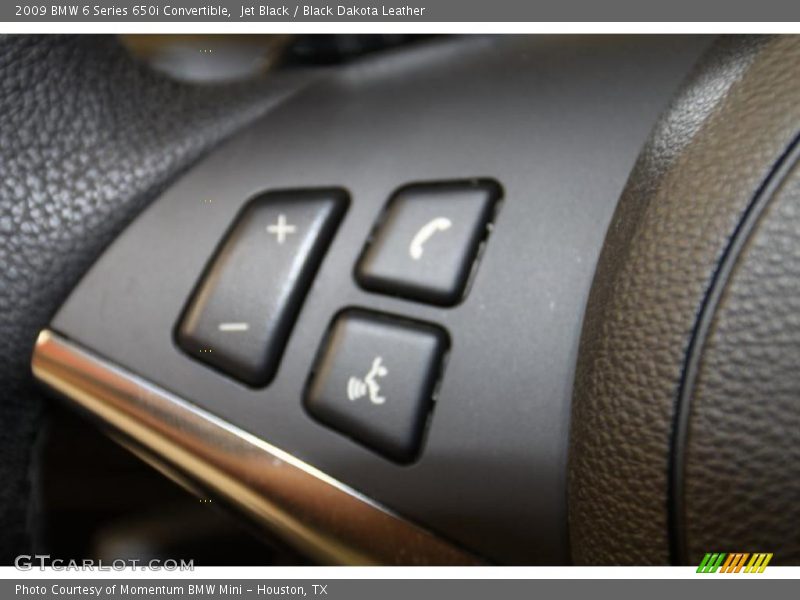 Jet Black / Black Dakota Leather 2009 BMW 6 Series 650i Convertible