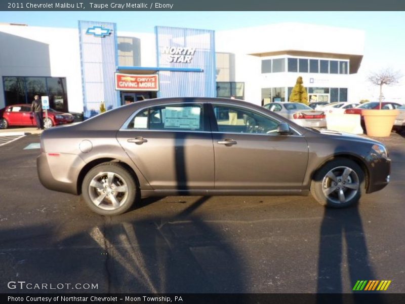 Taupe Gray Metallic / Ebony 2011 Chevrolet Malibu LT