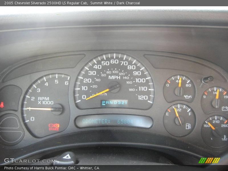 Summit White / Dark Charcoal 2005 Chevrolet Silverado 2500HD LS Regular Cab