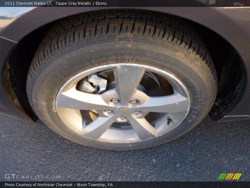 Taupe Gray Metallic / Ebony 2011 Chevrolet Malibu LT
