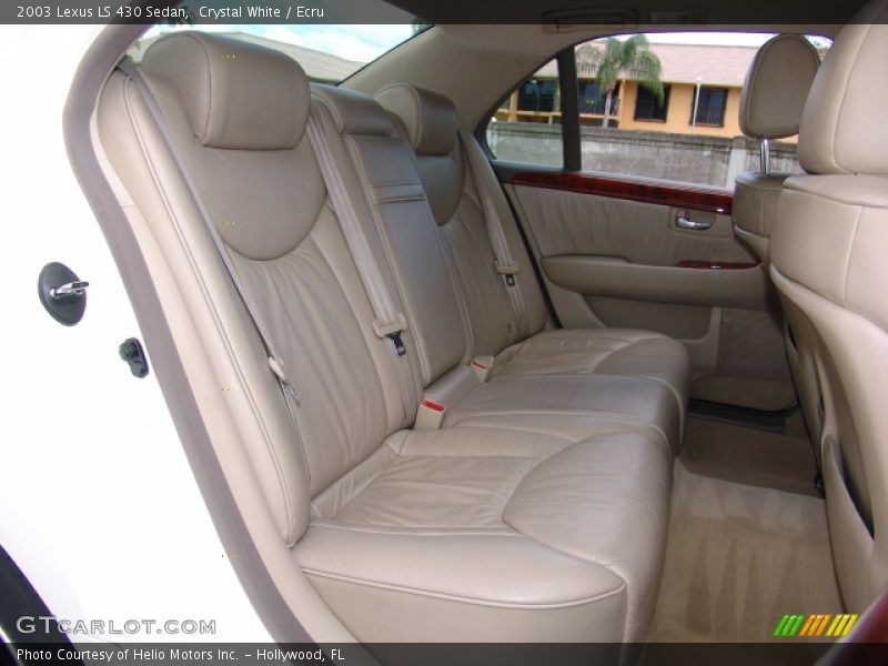 Crystal White / Ecru 2003 Lexus LS 430 Sedan