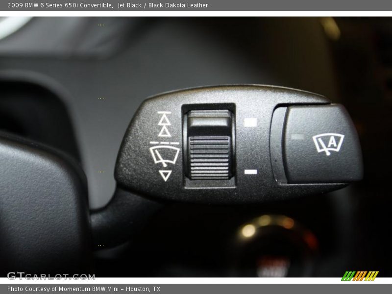Jet Black / Black Dakota Leather 2009 BMW 6 Series 650i Convertible