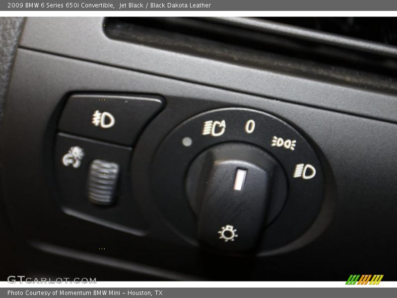 Jet Black / Black Dakota Leather 2009 BMW 6 Series 650i Convertible