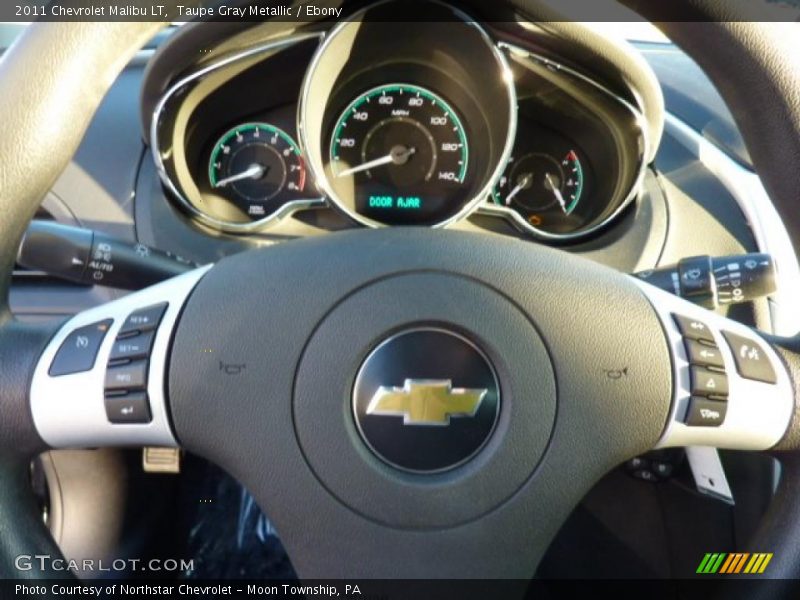 Taupe Gray Metallic / Ebony 2011 Chevrolet Malibu LT