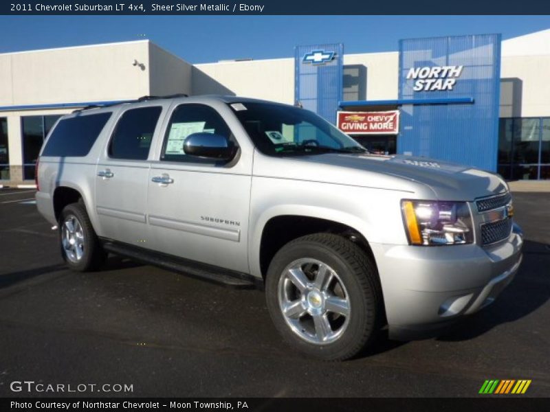 Sheer Silver Metallic / Ebony 2011 Chevrolet Suburban LT 4x4