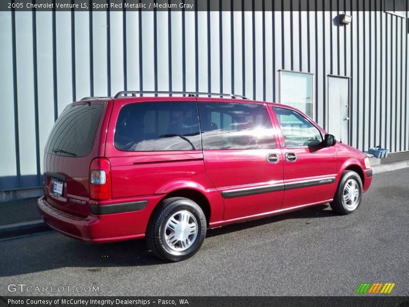 Sport Red Metallic / Medium Gray 2005 Chevrolet Venture LS