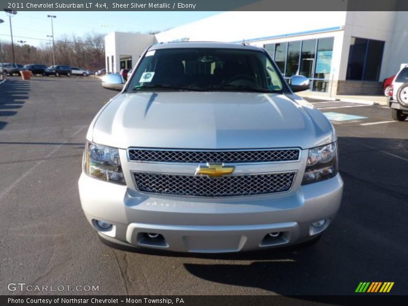 Sheer Silver Metallic / Ebony 2011 Chevrolet Suburban LT 4x4