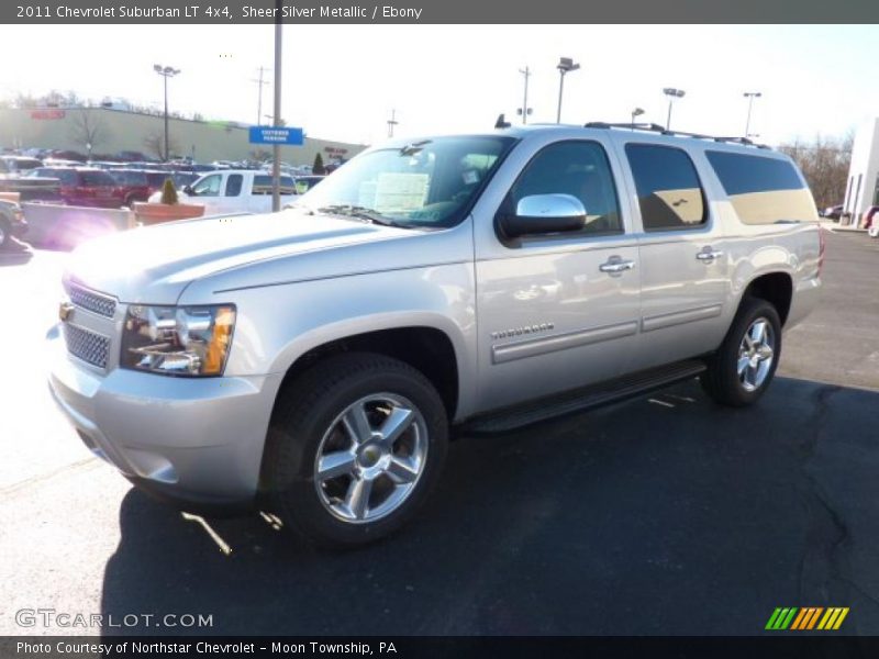 Sheer Silver Metallic / Ebony 2011 Chevrolet Suburban LT 4x4