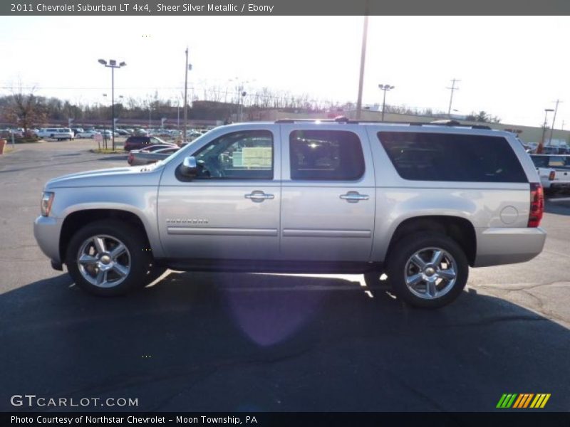 Sheer Silver Metallic / Ebony 2011 Chevrolet Suburban LT 4x4
