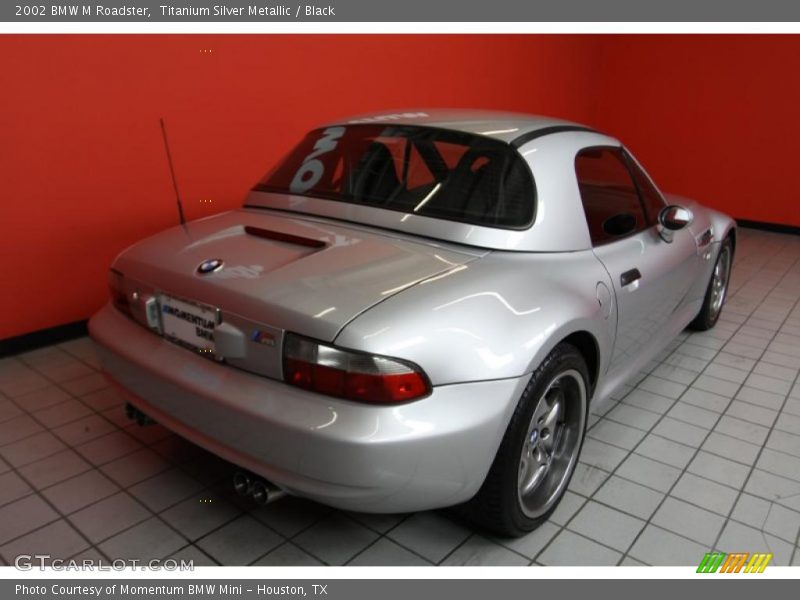 Titanium Silver Metallic / Black 2002 BMW M Roadster