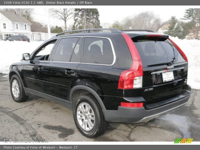 Ember Black Metallic / Off Black 2008 Volvo XC90 3.2 AWD