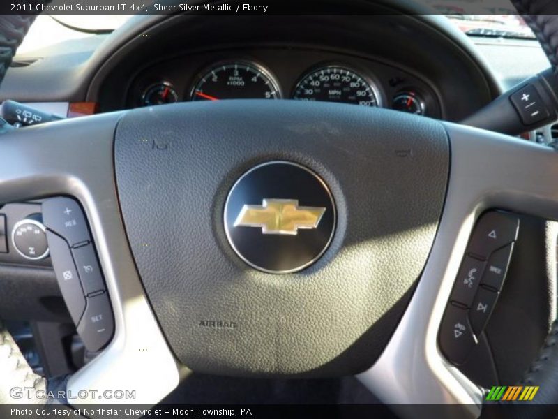 Sheer Silver Metallic / Ebony 2011 Chevrolet Suburban LT 4x4