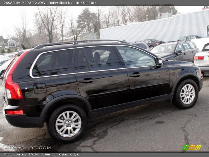 Ember Black Metallic / Off Black 2008 Volvo XC90 3.2 AWD