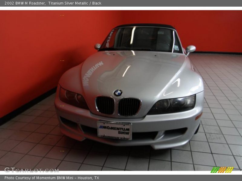 Titanium Silver Metallic / Black 2002 BMW M Roadster