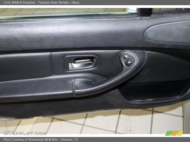 Titanium Silver Metallic / Black 2002 BMW M Roadster