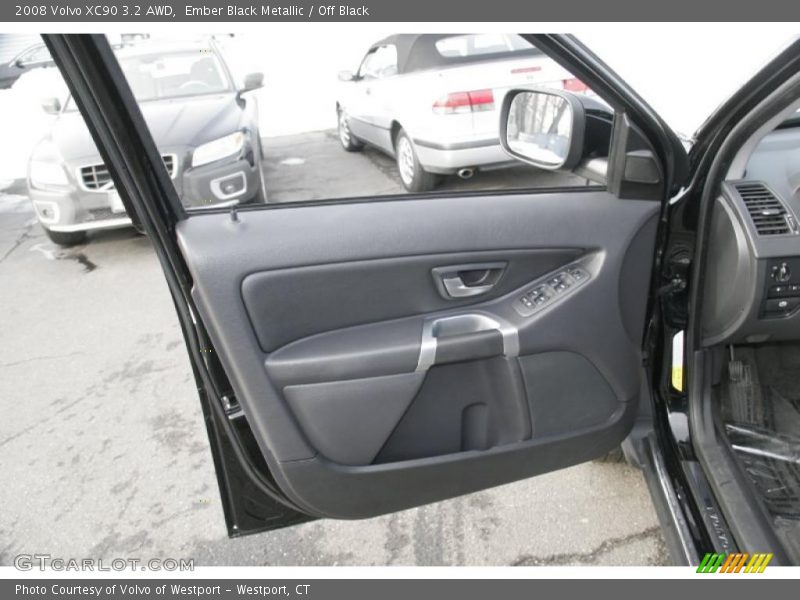 Ember Black Metallic / Off Black 2008 Volvo XC90 3.2 AWD